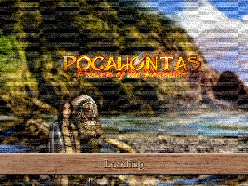 Pocahontas: Princess of the Powhatan (Windows) screenshot: Loading screen