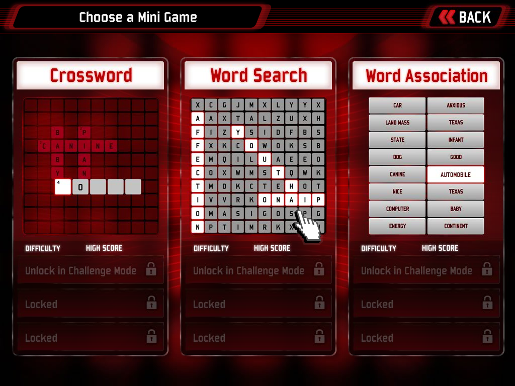 Million Dollar Password: 2009 Edition (Windows) screenshot: Mini-games