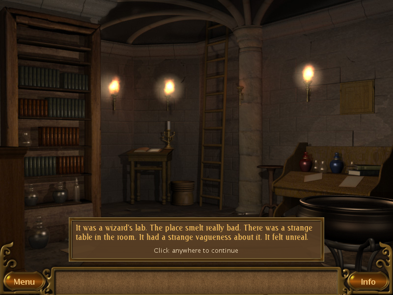 Pahelika: Secret Legends (Windows) screenshot: Wizard laboratory