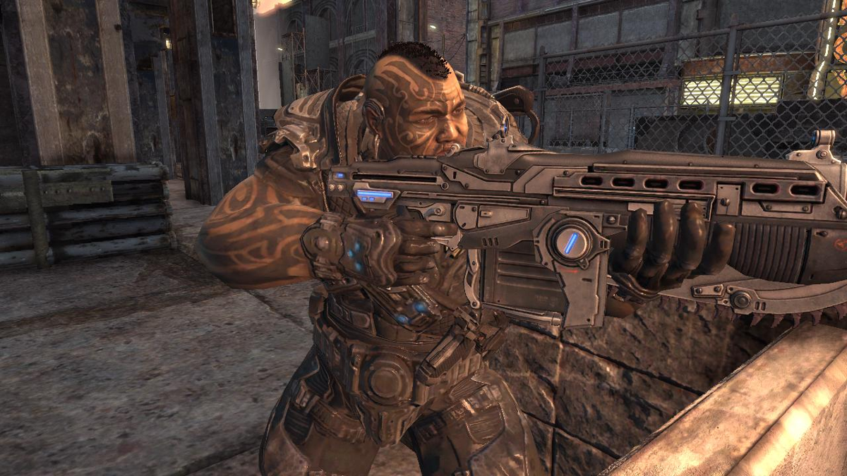 Gears of War 2 (Xbox 360) screenshot: Tai Kaliso - a new character featured in the campaign and multiplayer matches.