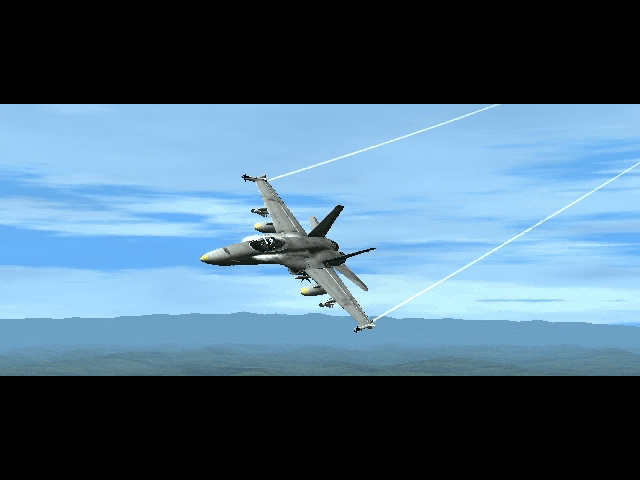 F/A-18 Precision Strike Fighter (Windows) screenshot: Scene from the intro movie