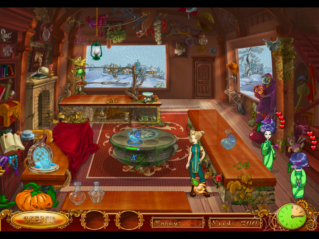 Enchanted Katya and the Mystery of the Lost Wizard (Windows) screenshot: Oriental customers