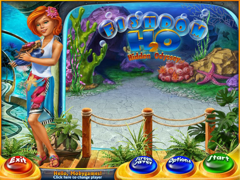 Fishdom H2O: Hidden Odyssey (Windows) screenshot: Main menu