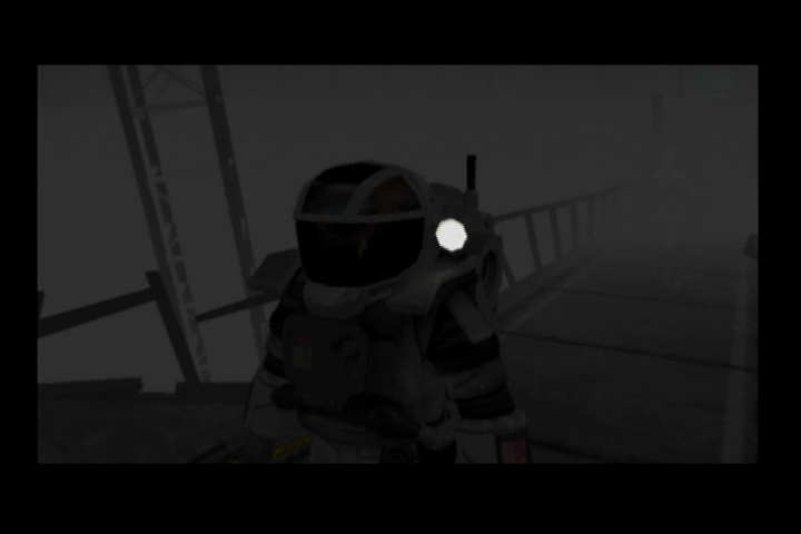 Echo Night: Beyond (PlayStation 2) screenshot: Something is creeping behind Richard.