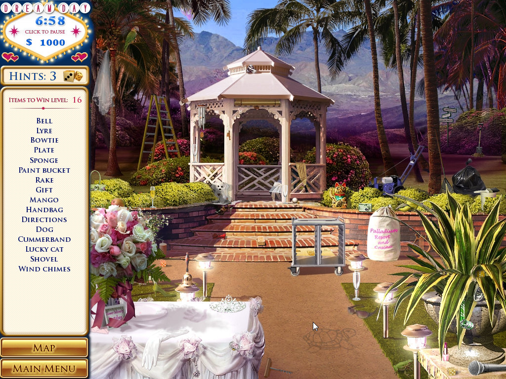 Dream Day Wedding: Viva Las Vegas (Windows) screenshot: Reception site