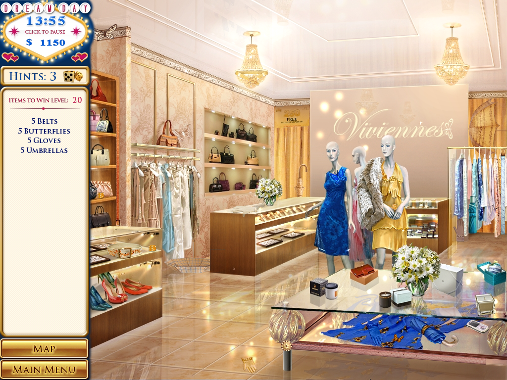 Dream Day Wedding: Viva Las Vegas (Windows) screenshot: Vivienne's boutique