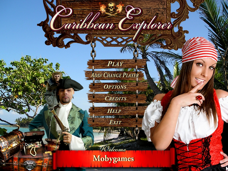 Lost Secrets: Caribbean Explorer - Secrets of the Sea (Windows) screenshot: Main menu