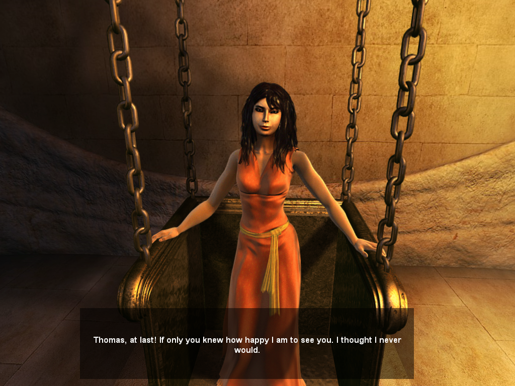 Cleopatra: Riddle of the Tomb (Windows) screenshot: Rescuing Isis.