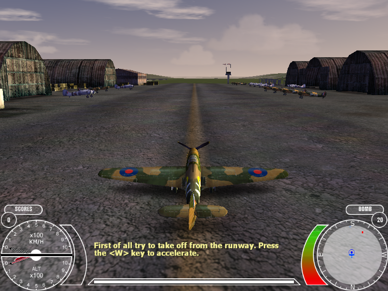 Battle of Europe (Windows) screenshot: On the runway