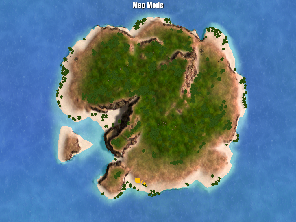 Tribal Trouble (Macintosh) screenshot: Map view