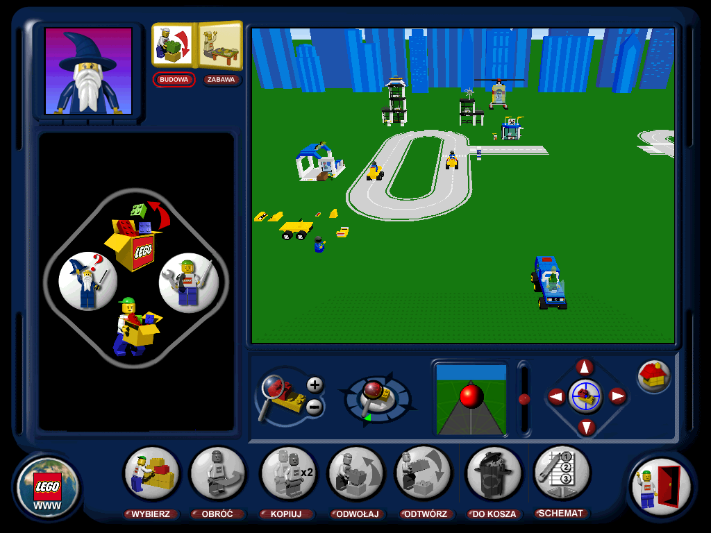 LEGO Creator (Windows) screenshot: Main screen