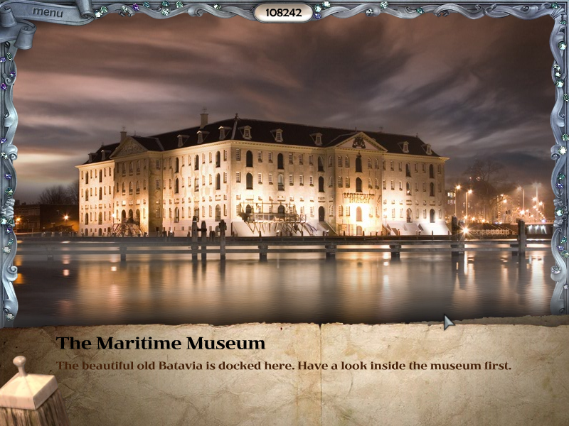 Youda Legend: The Curse of the Amsterdam Diamond (Windows) screenshot: Maritime museum