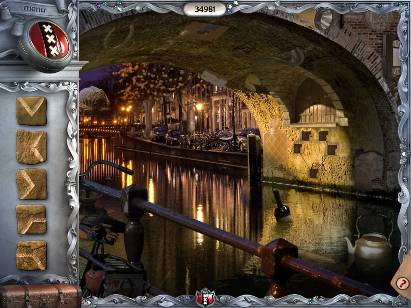 Youda Legend: The Curse of the Amsterdam Diamond (Windows) screenshot: Stones puzzle