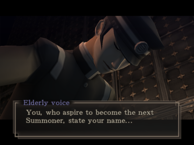 Shin Megami Tensei: Devil Summoner - Raidou Kuzunoha vs. the Soulless Army (PlayStation 2) screenshot: Game start