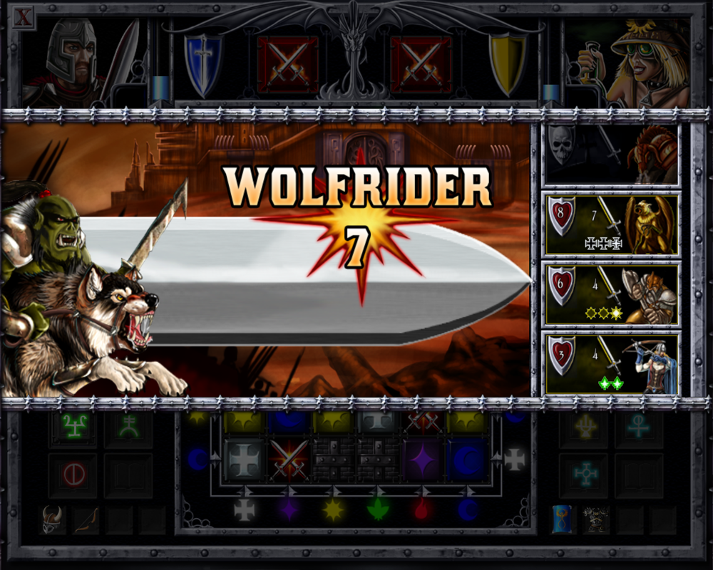 Puzzle Kingdoms (Windows) screenshot: Wolfrider