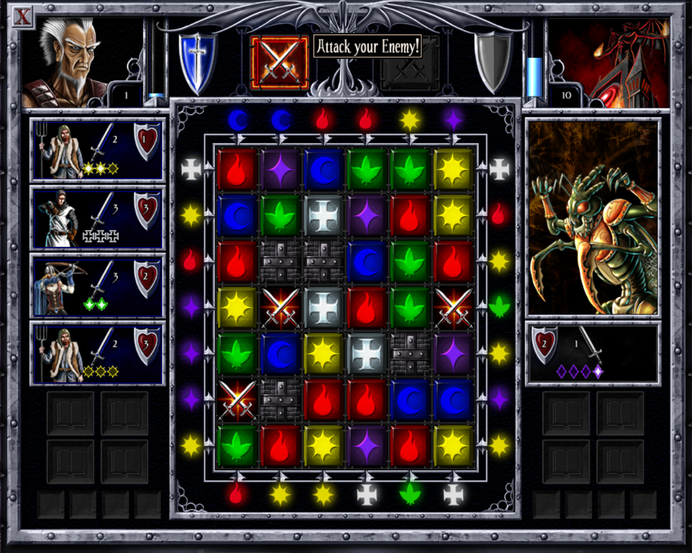 Puzzle Kingdoms (Windows) screenshot: Monster enemy
