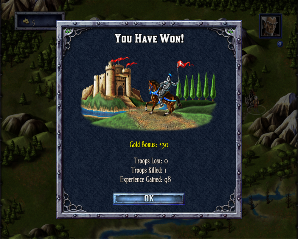 Puzzle Kingdoms (Windows) screenshot: You have won!