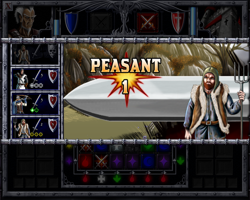 Puzzle Kingdoms (Windows) screenshot: Peasant