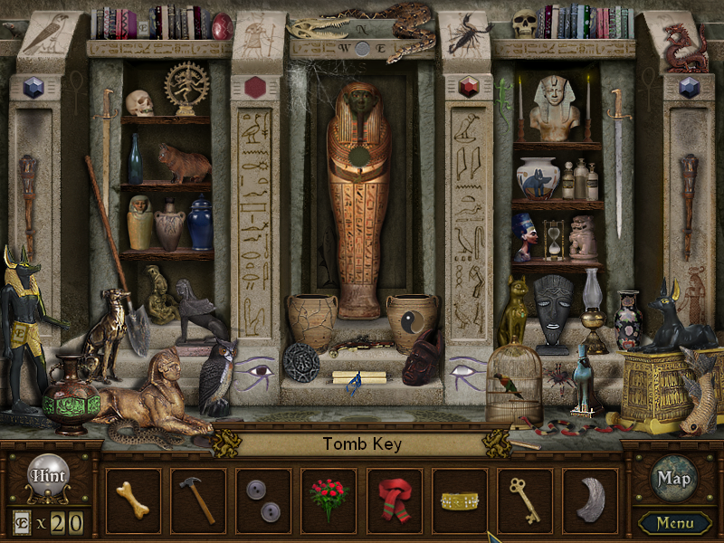 Enlightenus (Windows) screenshot: A Tomb Amidst the Shifting Sands