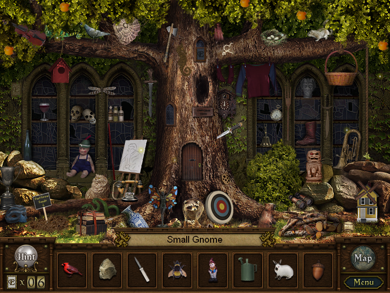 Enlightenus (Windows) screenshot: Enchanted Forest and the Seven Seals