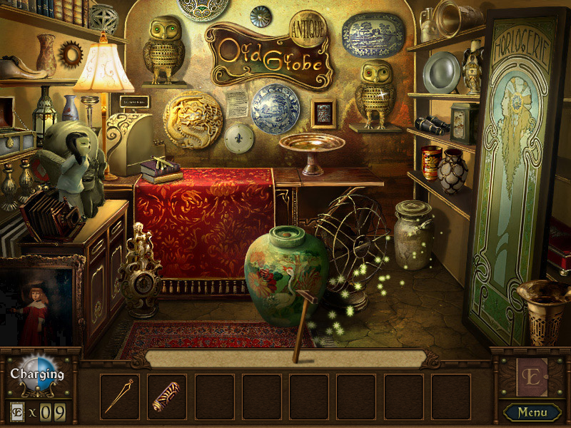 Enlightenus (Windows) screenshot: Old Globe Antique shop