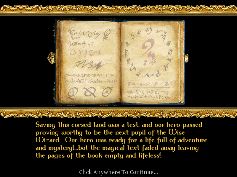 The Magician's Handbook II: BlackLore (Windows) screenshot: Magic handbook