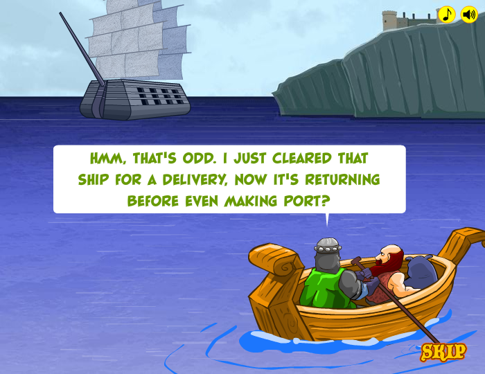 The Several Journeys of Reemus: Chapter 3 - Know Thy Enemy (Browser) screenshot: Something fishy is going on.