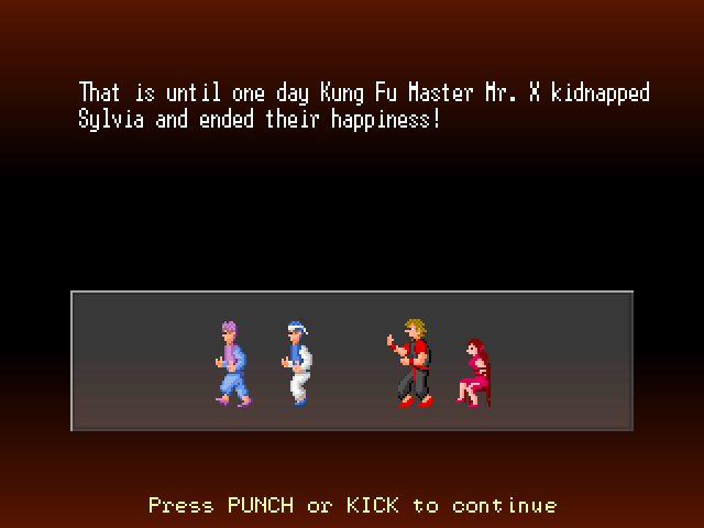 Kung Fu II (Windows) screenshot: Introduction story