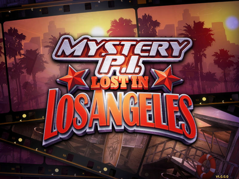 Mystery P.I.: Lost in Los Angeles (Windows) screenshot: Title screen