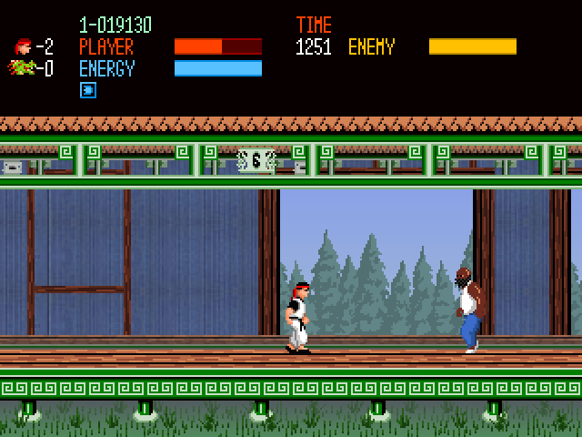 Kung Fu II (Windows) screenshot: Boss of the second level