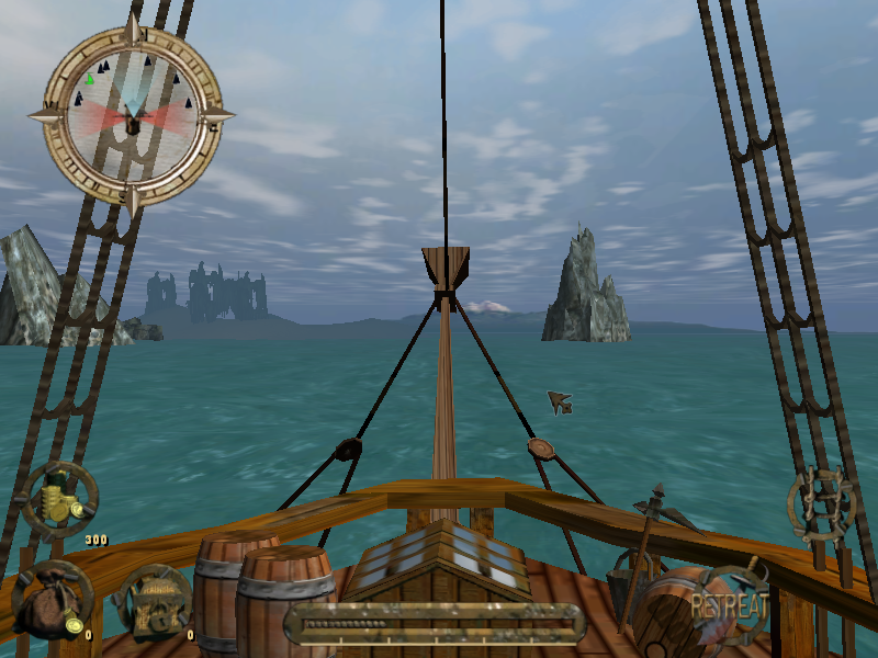 Blackbeard's Revenge (Windows) screenshot: Setting sail