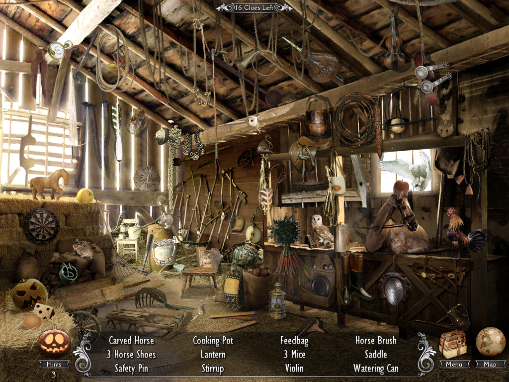 Mystery Legends: Sleepy Hollow (Windows) screenshot: Stables