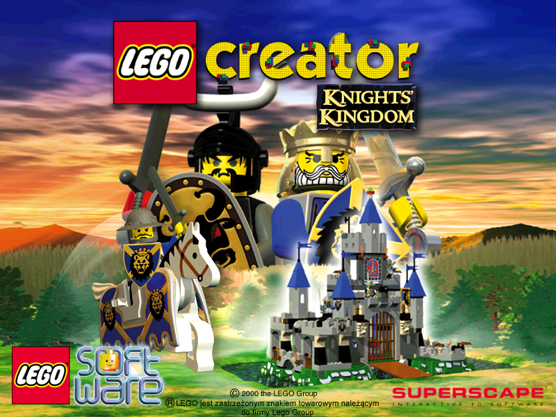 LEGO Creator: Knights' Kingdom (Windows) screenshot: Title screen