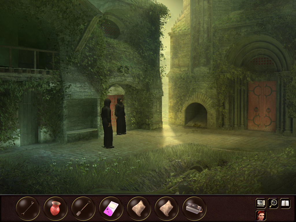 Secret Files 2: Puritas Cordis (Windows) screenshot: Chateau in France - Nina is guarded