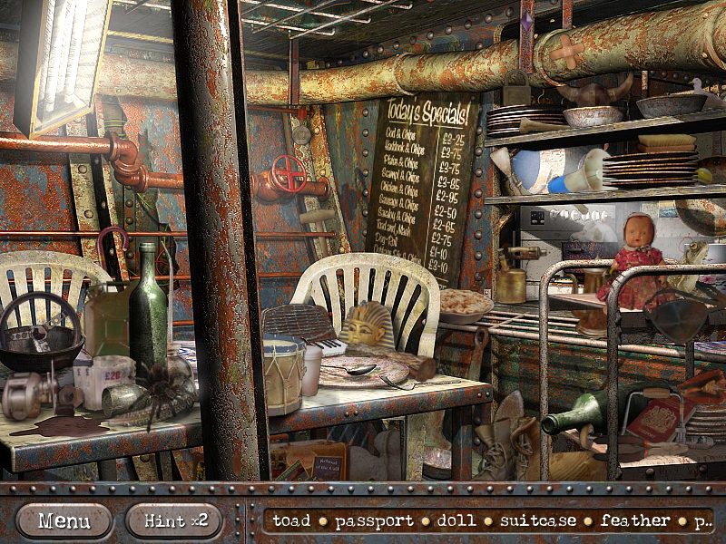 Margrave Manor 2: The Lost Ship (Windows) screenshot: Mess hall