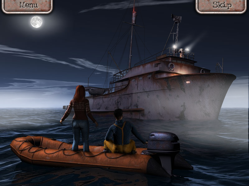 Margrave Manor 2: The Lost Ship (Windows) screenshot: Arriving at the ship.
