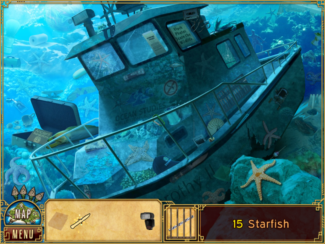 Marooned (Windows) screenshot: Shipwreck