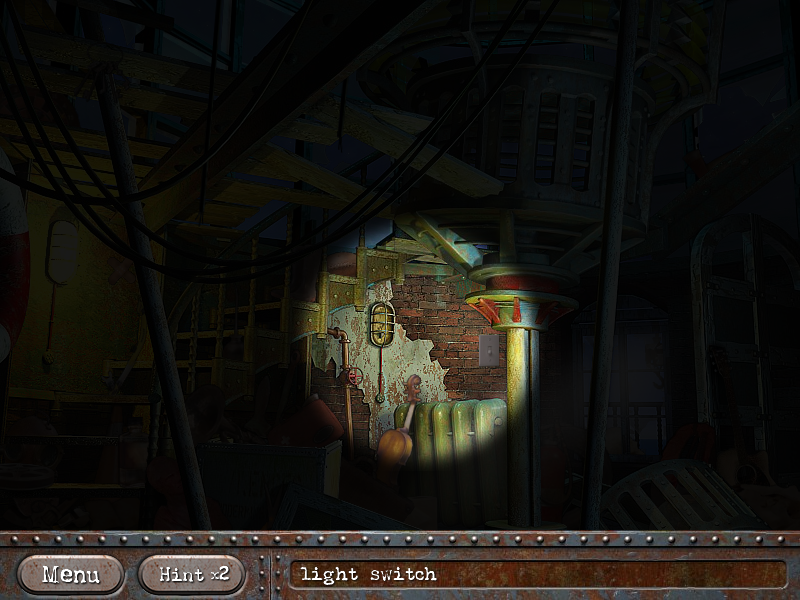 Margrave Manor 2: The Lost Ship (Windows) screenshot: Darkened room