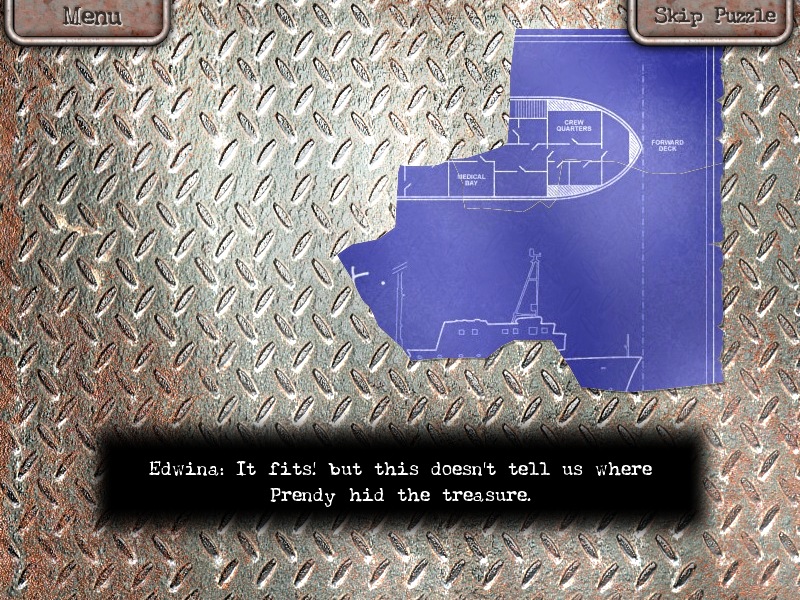 Margrave Manor 2: The Lost Ship (Windows) screenshot: Blueprints