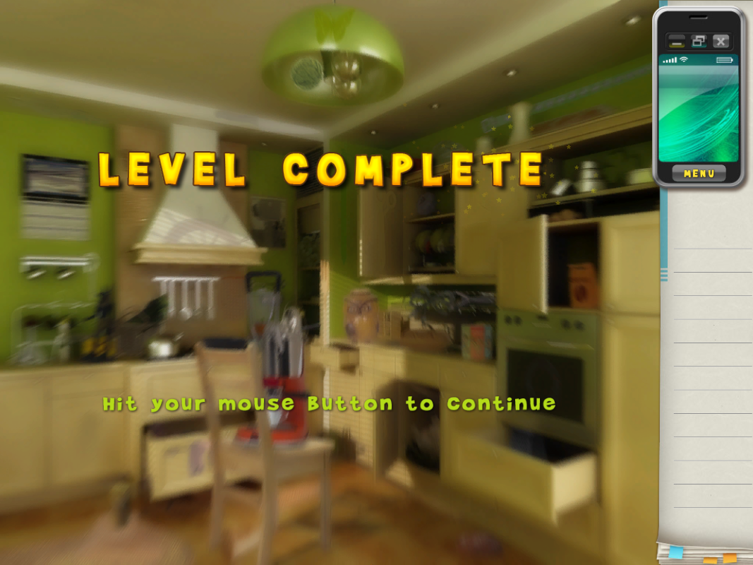 Superior Save (Windows) screenshot: Level complete
