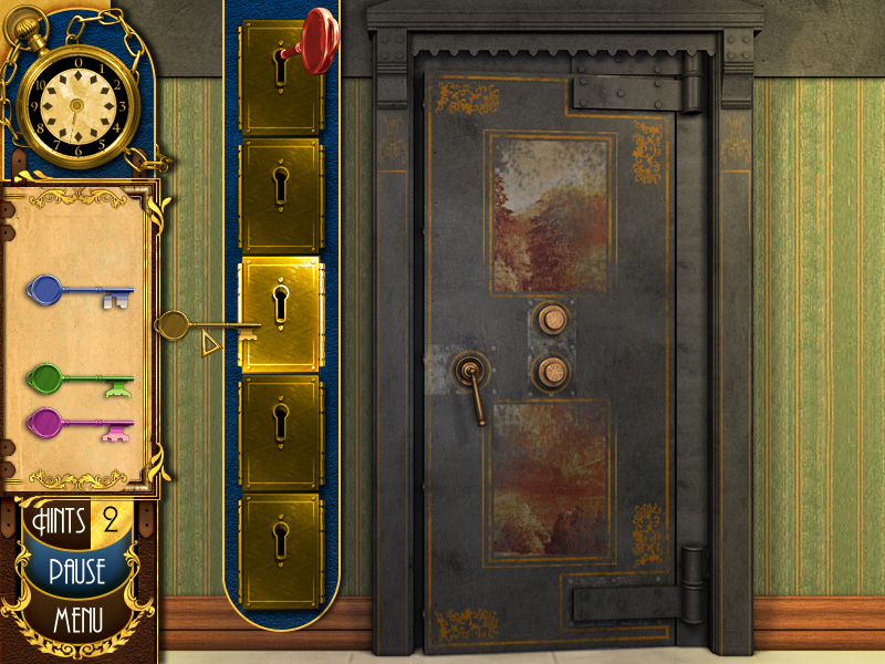 Amazing Heists: Dillinger (Windows) screenshot: Safe puzzle
