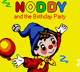 Noddy and the Birthday Party (Game Boy Color) screenshot: Title screen
