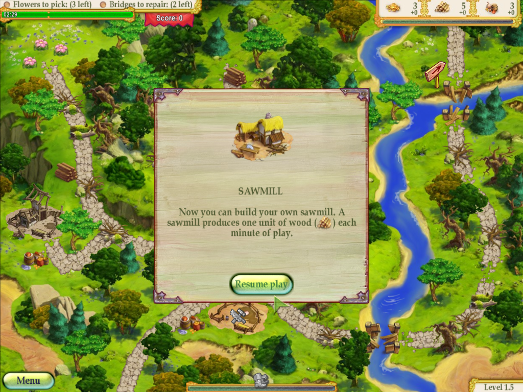 My Kingdom for the Princess (Windows) screenshot: Sawmill