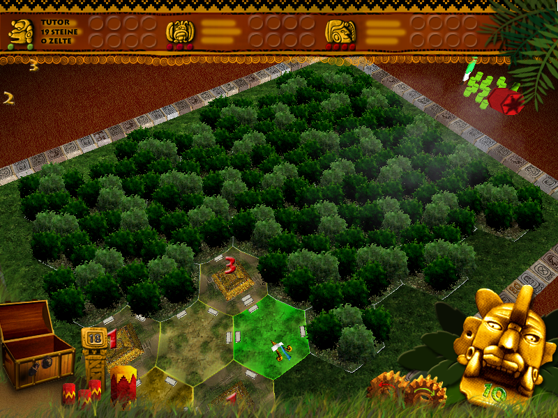 Expedition nach Tikal (Windows) screenshot: The view can be rotated and zoomed.
