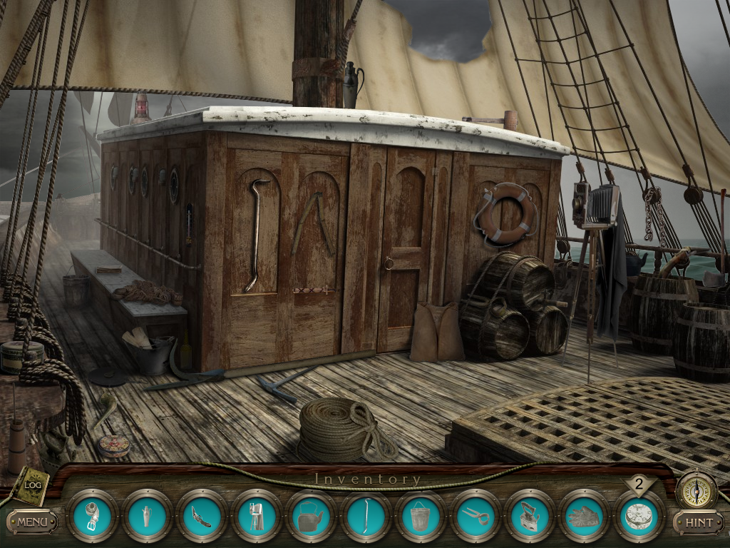 The Mystery of the Mary Celeste (Windows) screenshot: Deck