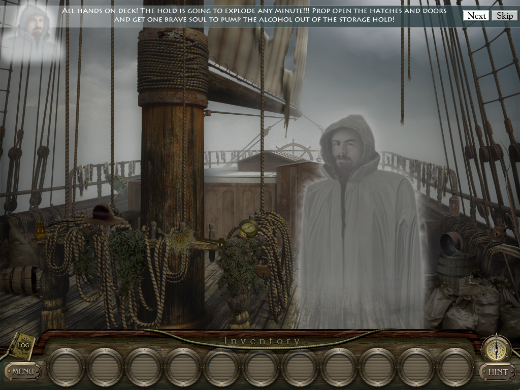 The Mystery of the Mary Celeste (Windows) screenshot: Ghost