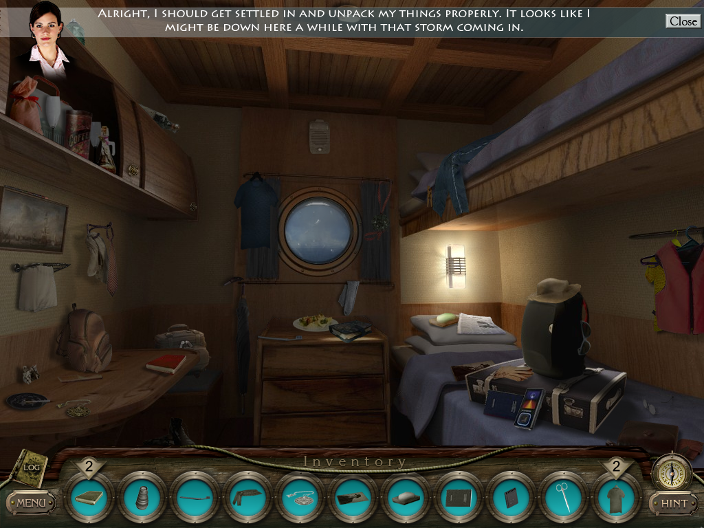 The Mystery of the Mary Celeste (Windows) screenshot: Mary's room
