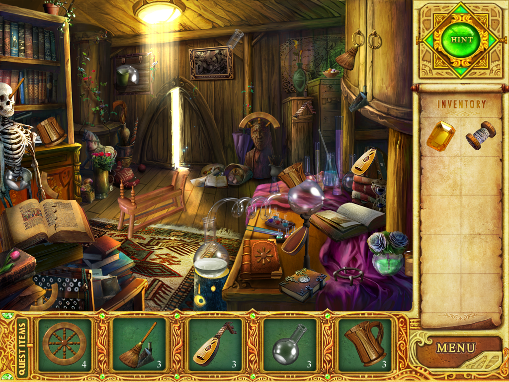 Mystery Age: The Imperial Staff (Windows) screenshot: Laboratory