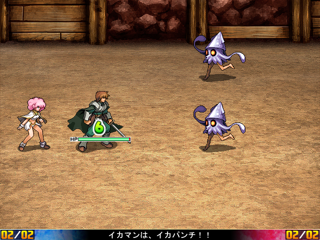 Rance VI: Zeth Hōkai (Windows) screenshot: It's battle time!