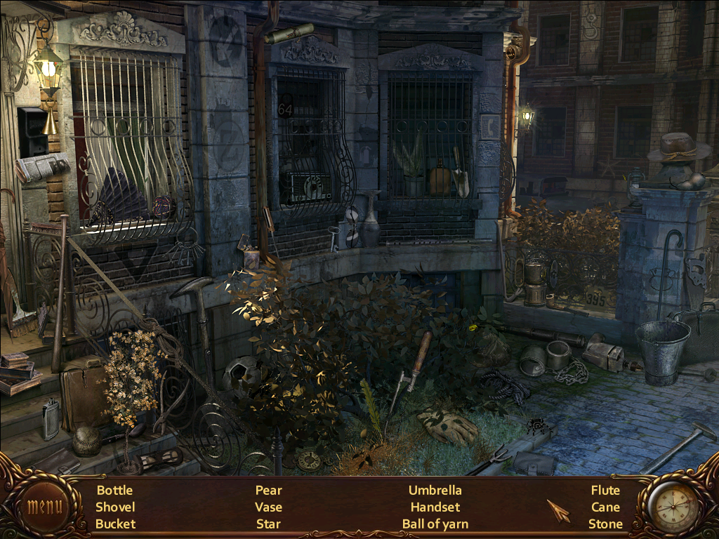 Vampire Saga: Pandora's Box (Windows) screenshot: Front porch of Grandpa Ward house